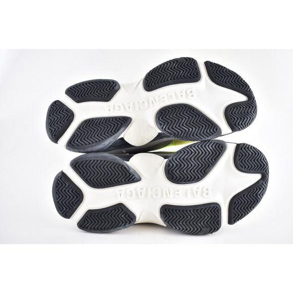 Balenciaga Triple S Mens Jaune Neon Yellow Grey Speed Flat Trainer Sneaker 39 6 - Picture 10 of 10